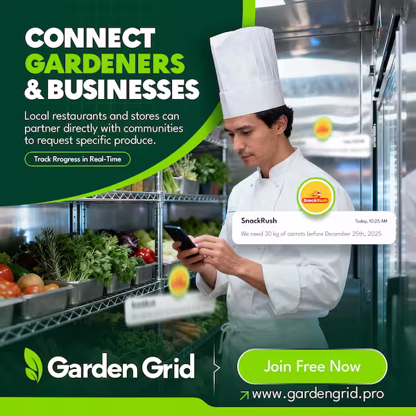 Freshly harvested produce